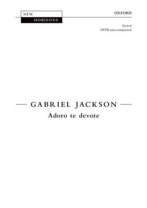 Book cover for Adoro te devote