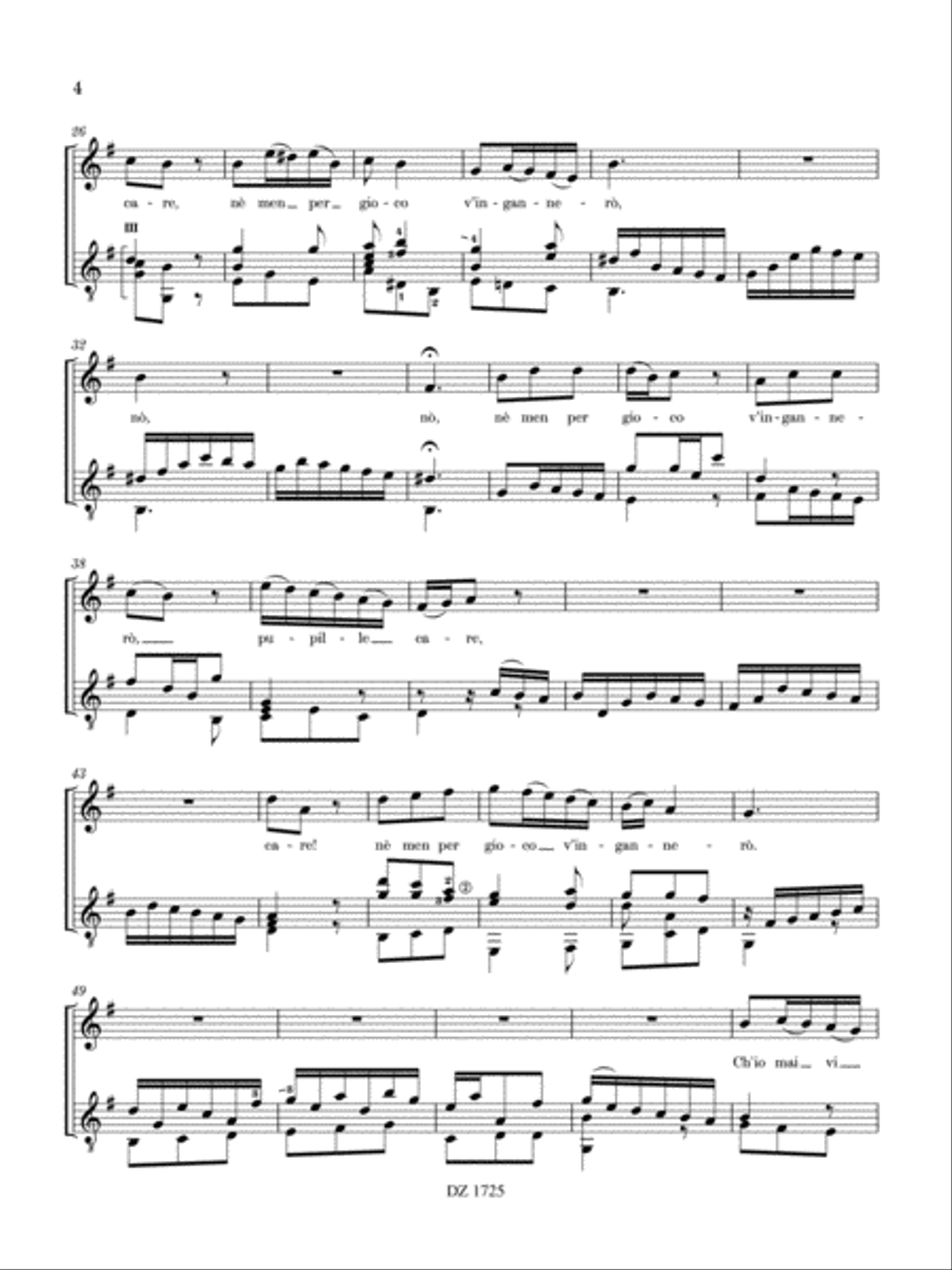 Ch’io mai Vi possa / Rejoice Classical Guitar scores gallery preview page 5