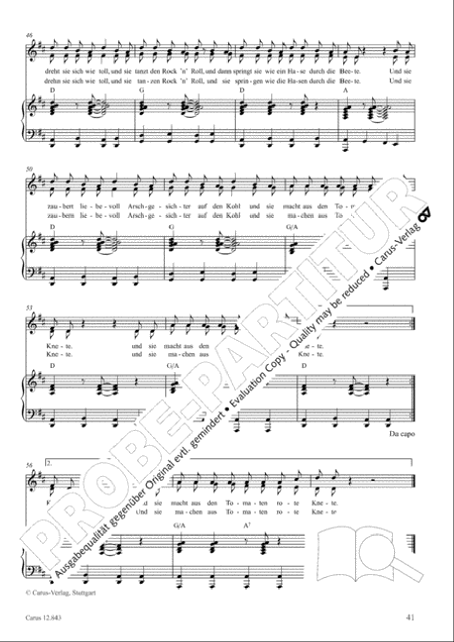 Gruselsongs, Band 1 Gruselsongs, Band 1 Score scores gallery preview page 42
