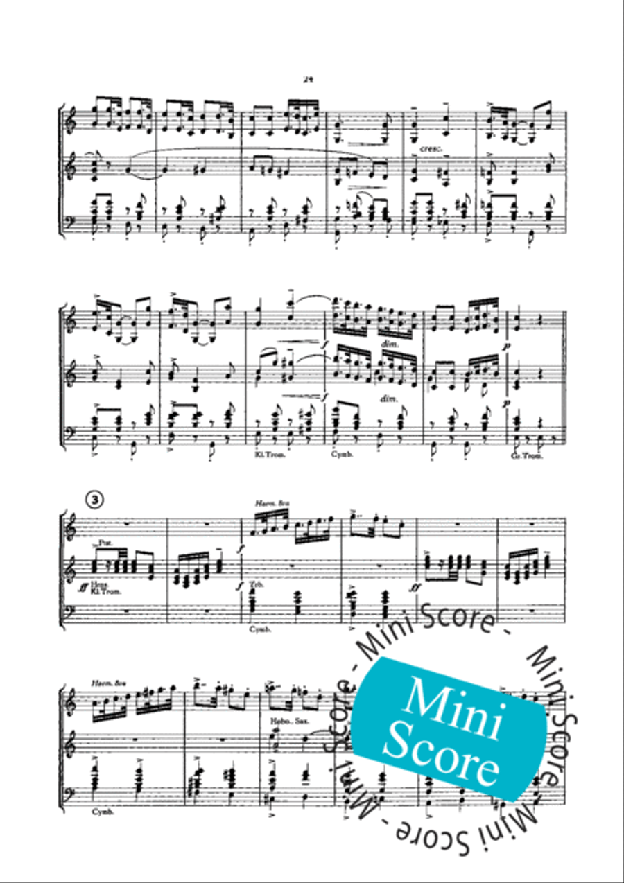 London Suite Concert Band scores gallery preview page 28