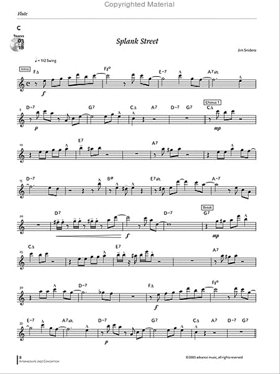 Intermediate Jazz Conception -- Flute Flute scores gallery preview page 2