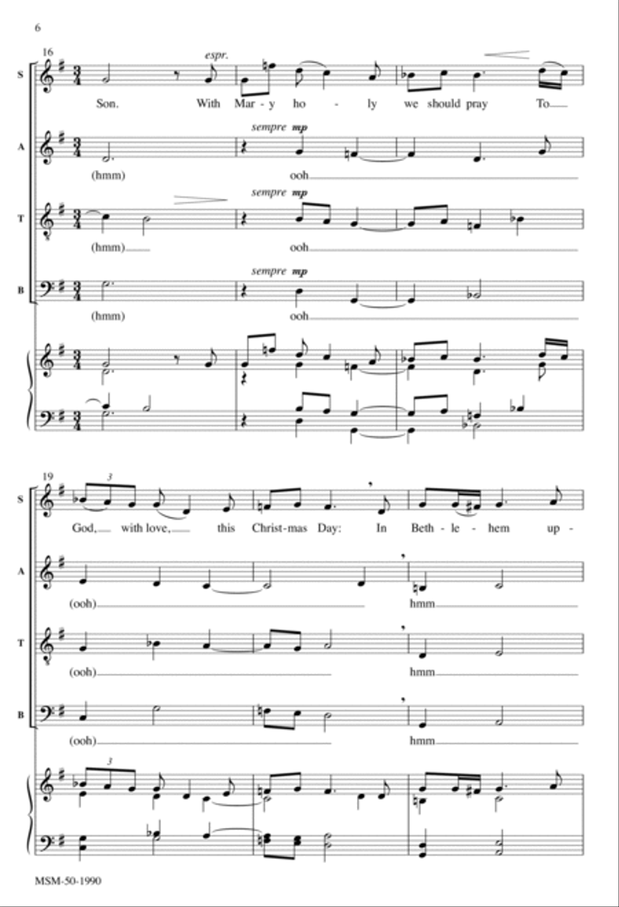 The Wexford Carol: Good People All, This Christmastime Divisi scores gallery preview page 5