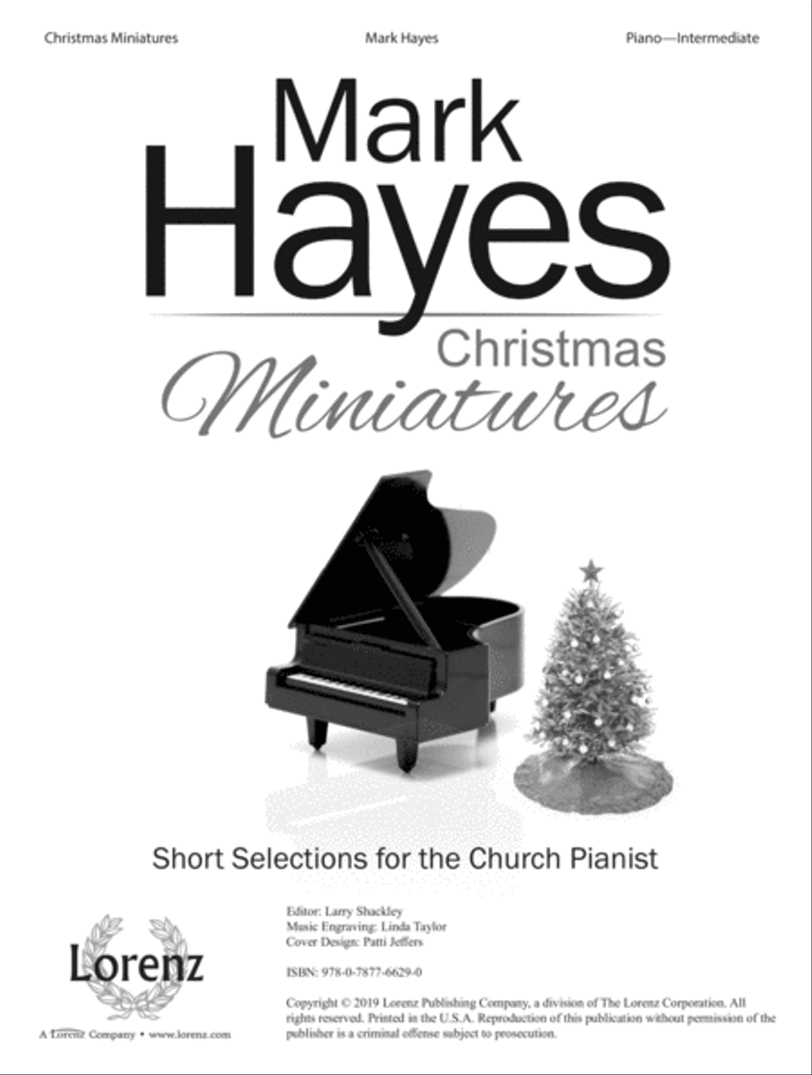Mark Hayes Christmas Miniatures Piano Solo scores gallery preview page 1