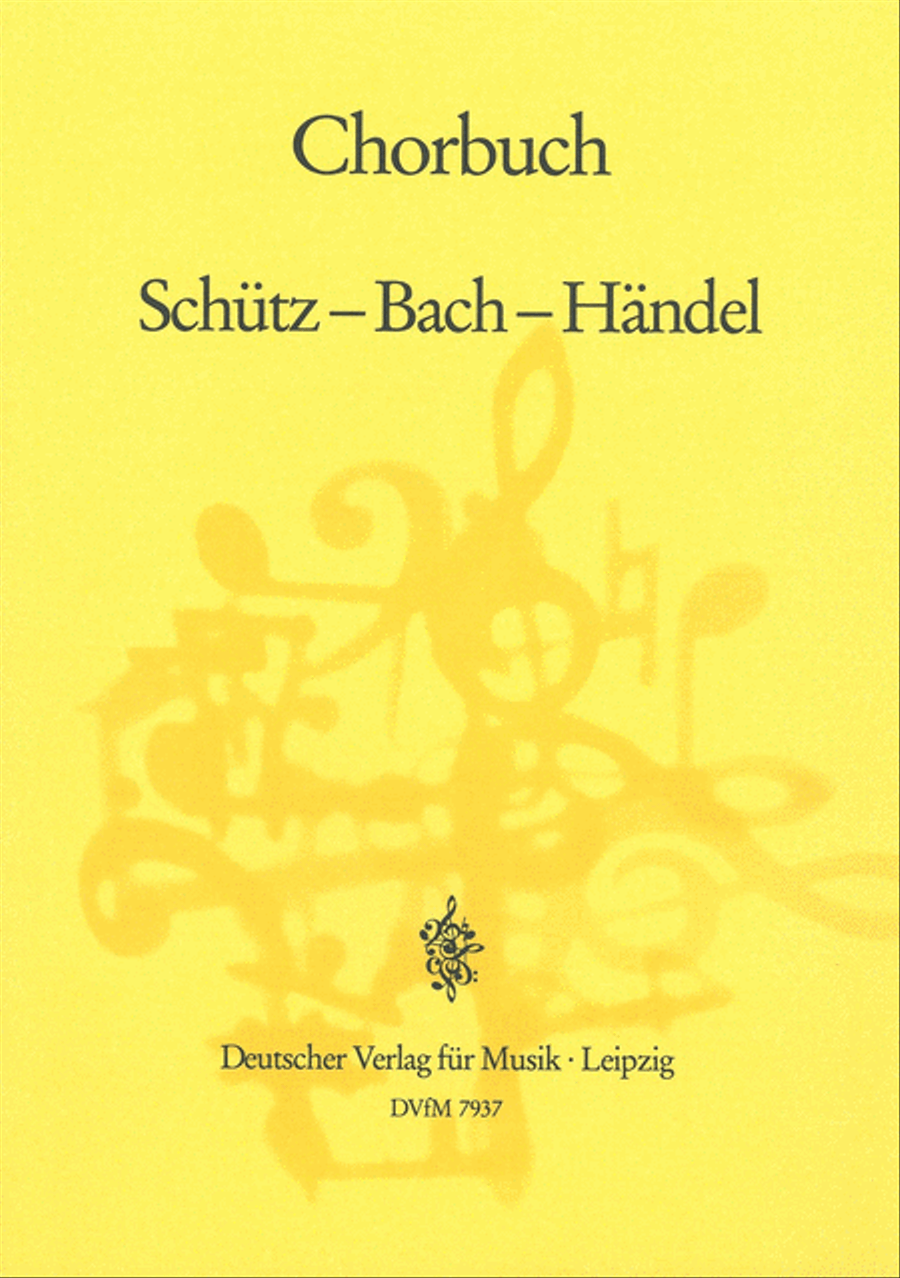Choirbook Schütz – Bach – Händel A Cappella scores gallery preview page 1