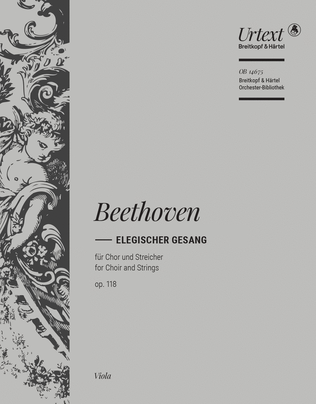 Elegischer Gesang Op. 118 "Sanft wie du lebtest"