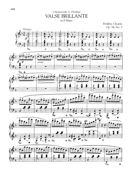 Valse brillante in F Major, Op. 34, No. 3