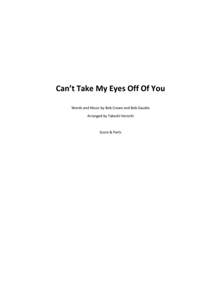 Book cover for Can't Take My Eyes Off Of You