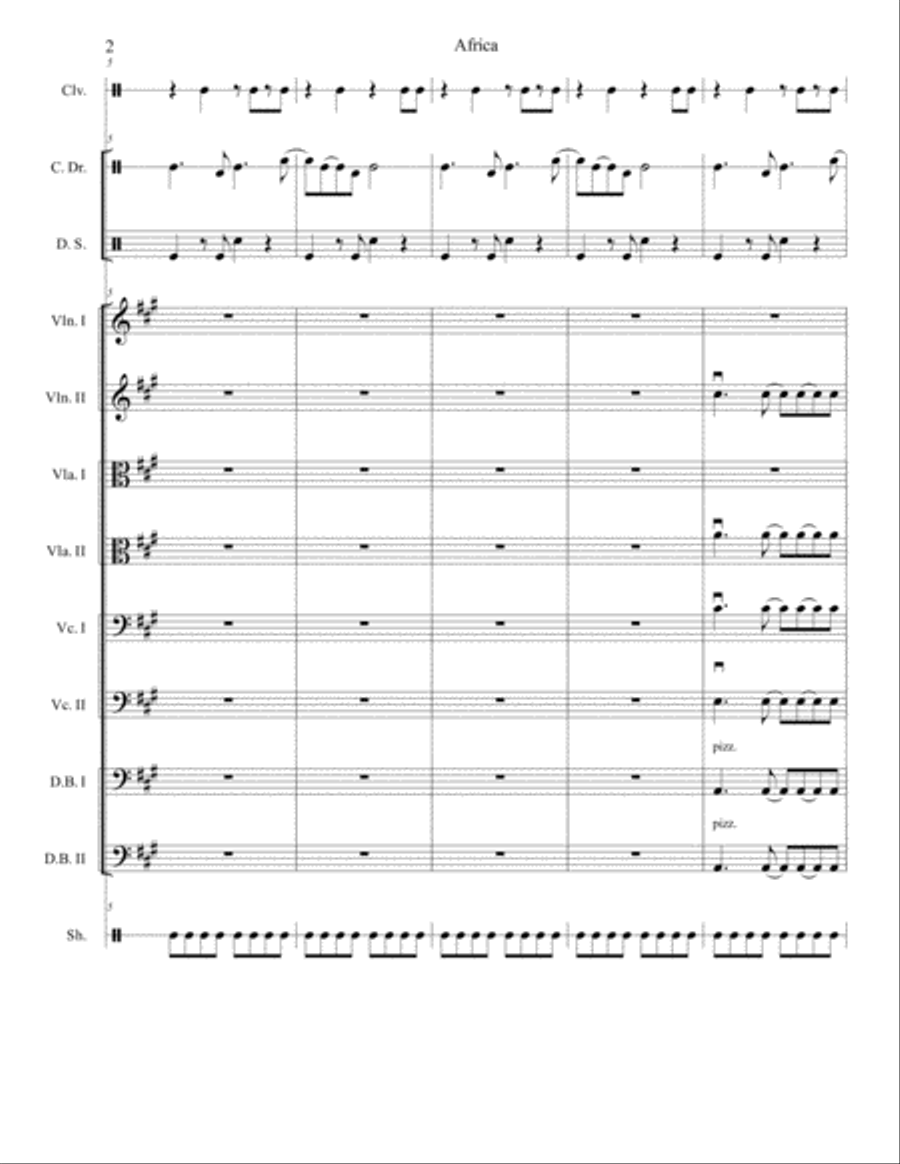 Africa String Quartet scores gallery preview page 2