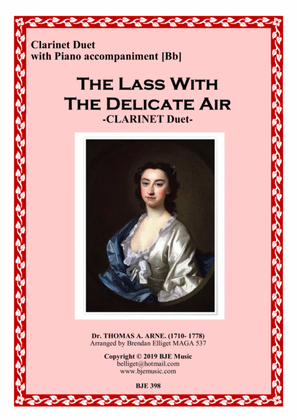 The Lass with the Delicate Air - Clarinet Duet with Piano Accompaniment [Eb] PDF