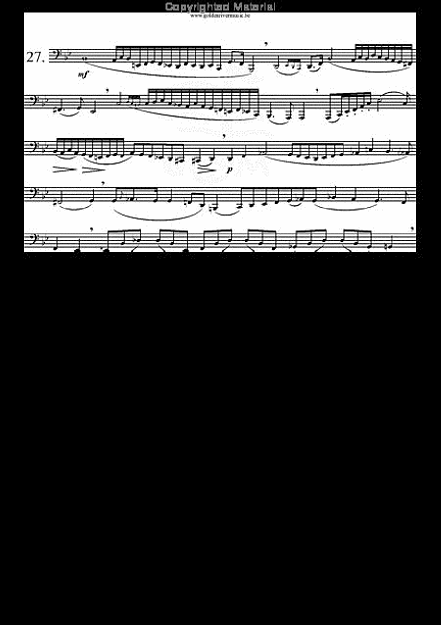40 Preludes Tuba scores gallery preview page 20