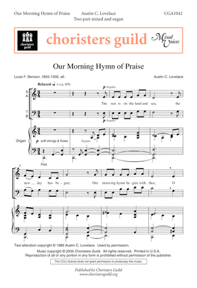 Book cover for Our Morning Hymn of Praise