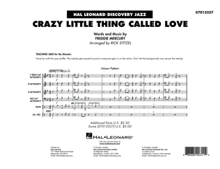 Crazy Little Thing Called Love (arr. Rick Stitzel) - Conductor Score (Full Score)