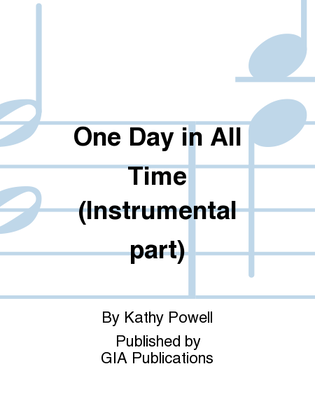 One Day in All Time - Instrument edition