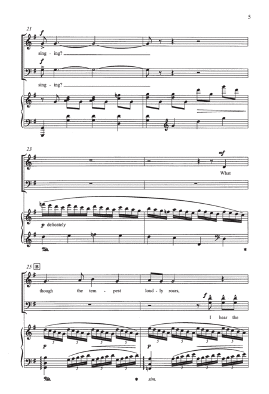 How Can I Keep from Singing? How Can I Keep from Singing? 4-Part scores gallery preview page 5