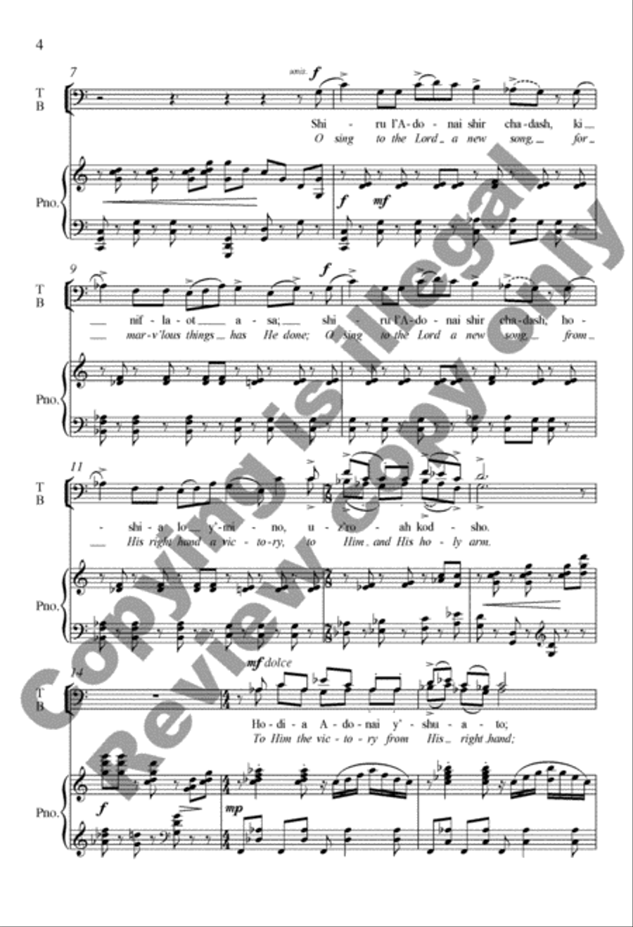 A New Psalm (Psalm 98) A New Psalm (Psalm 98) TTB scores gallery preview page 23