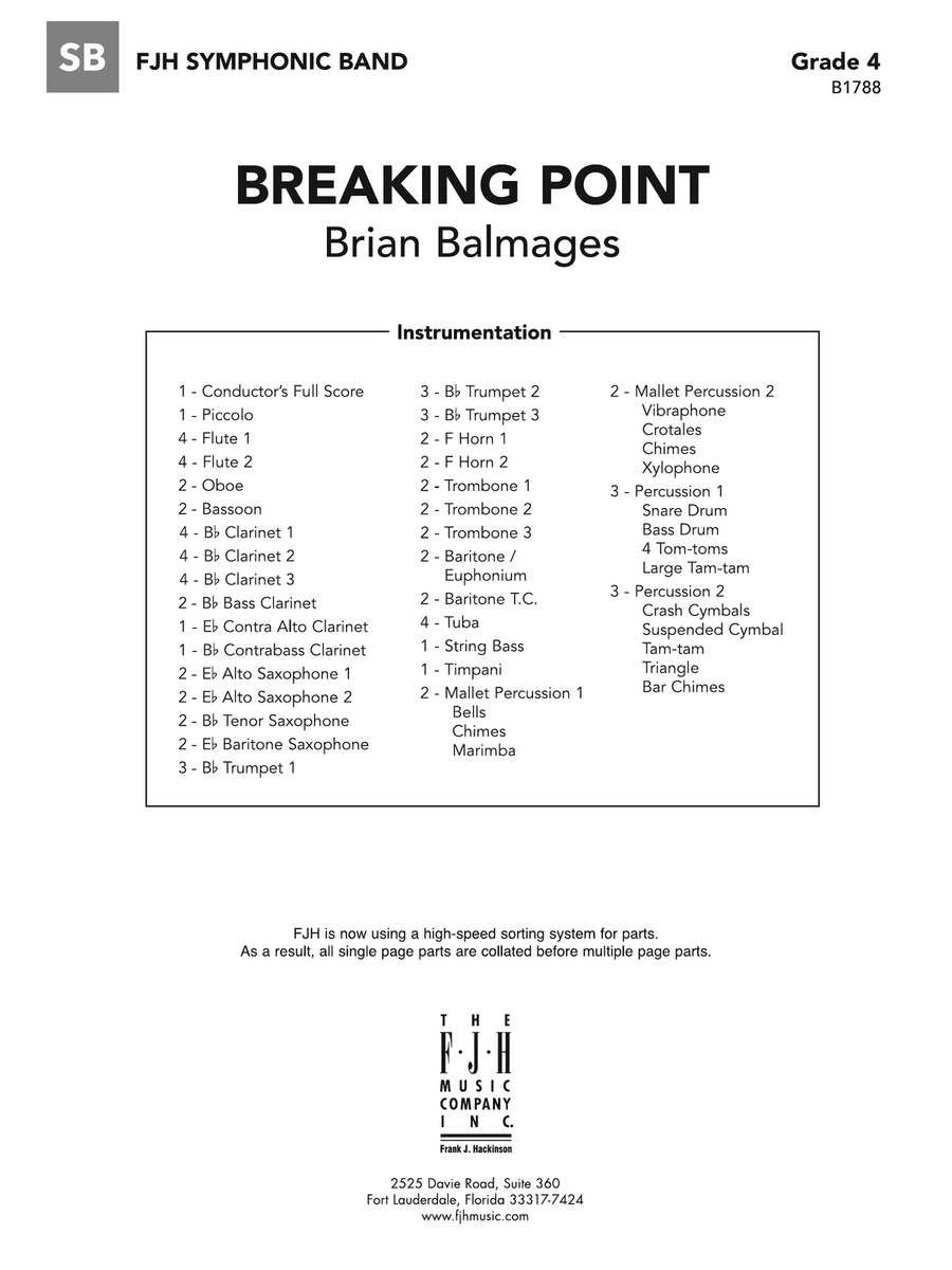 Breaking Point: Score