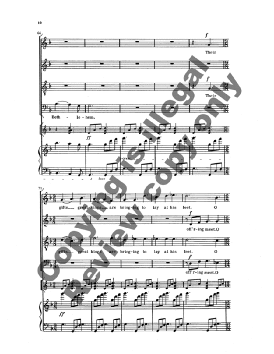Ringeltänze 2. O Hark the Bell's Glad Song 4-Part scores gallery preview page 13