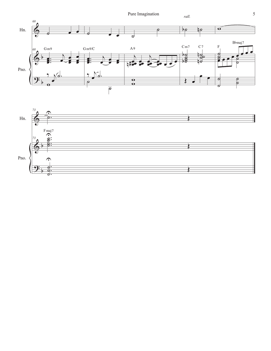 Pure Imagination Pure Imagination Piano scores gallery preview page 5