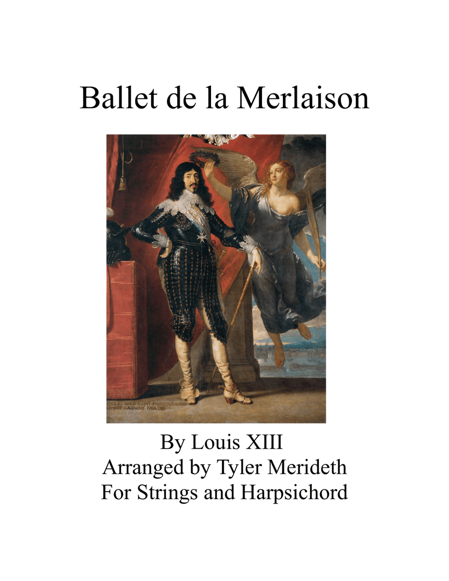 Ballet de la Merlaison Ballet de la Merlaison Small Ensemble scores gallery preview page 1