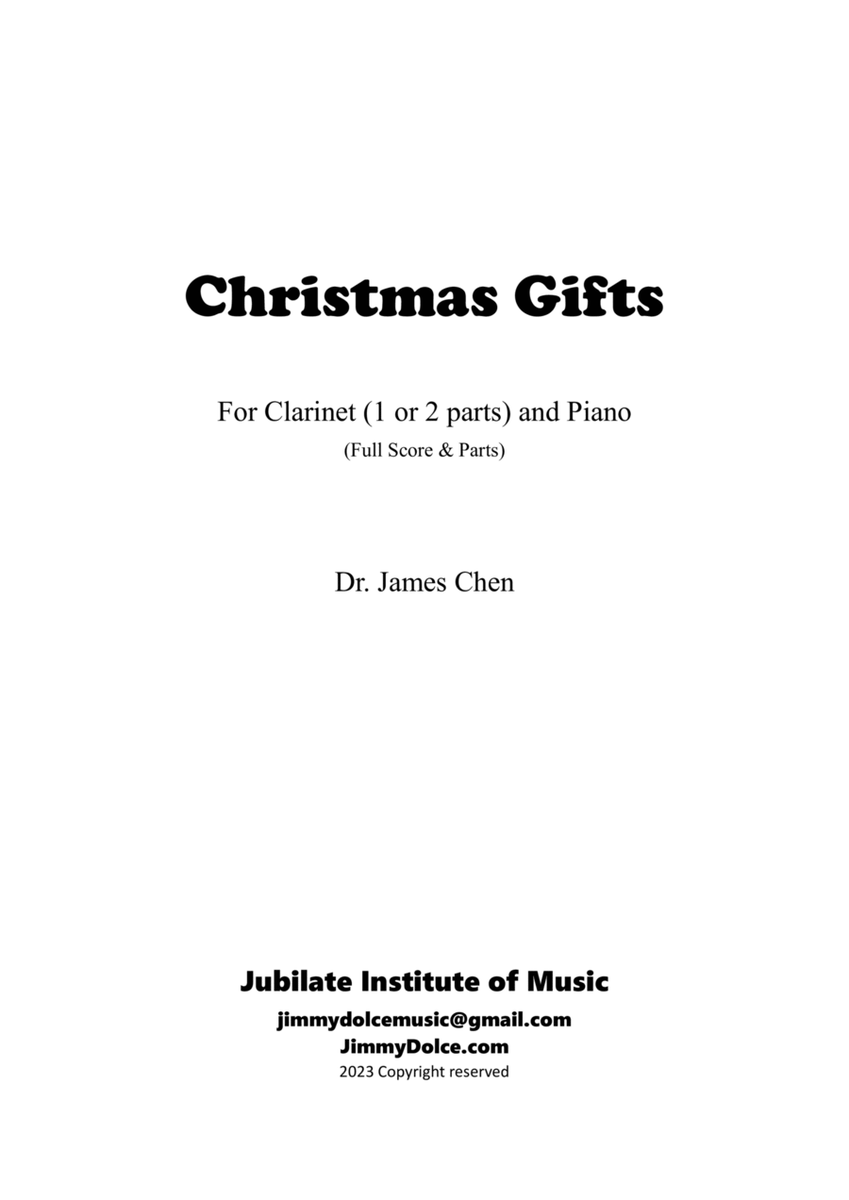 Christmas Gifts (Original composition by James Chen) image number null