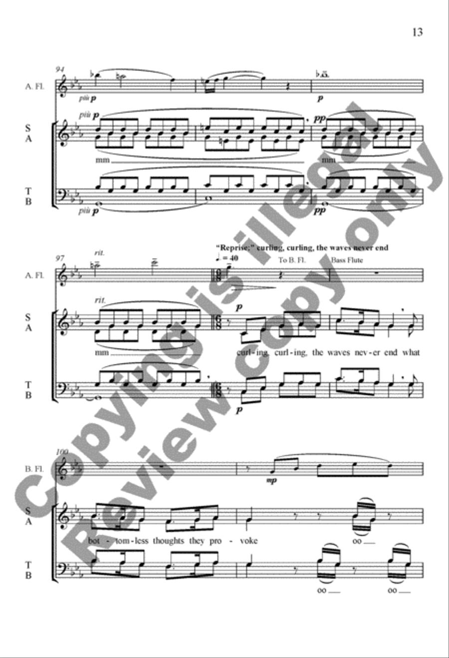 Seascapes Seascapes 4-Part scores gallery preview page 13