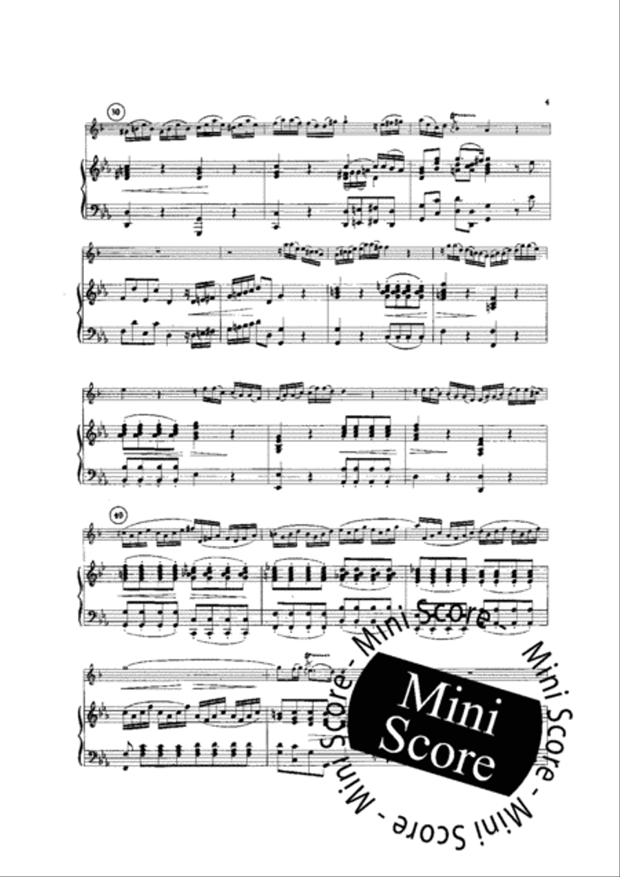 Concert in C-moll Clarinet scores gallery preview page 7