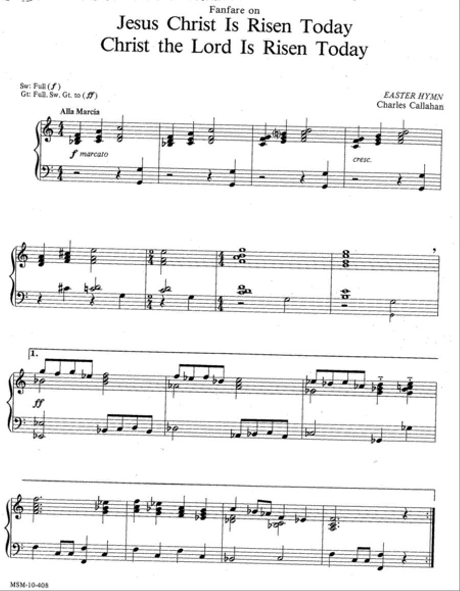 Easter Music for Manuals, Set 1 Organ scores gallery preview page 5