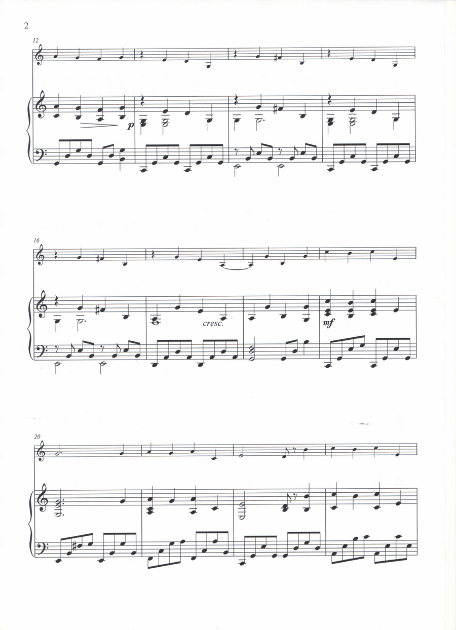Tennessee Violin Solo scores gallery preview page 2