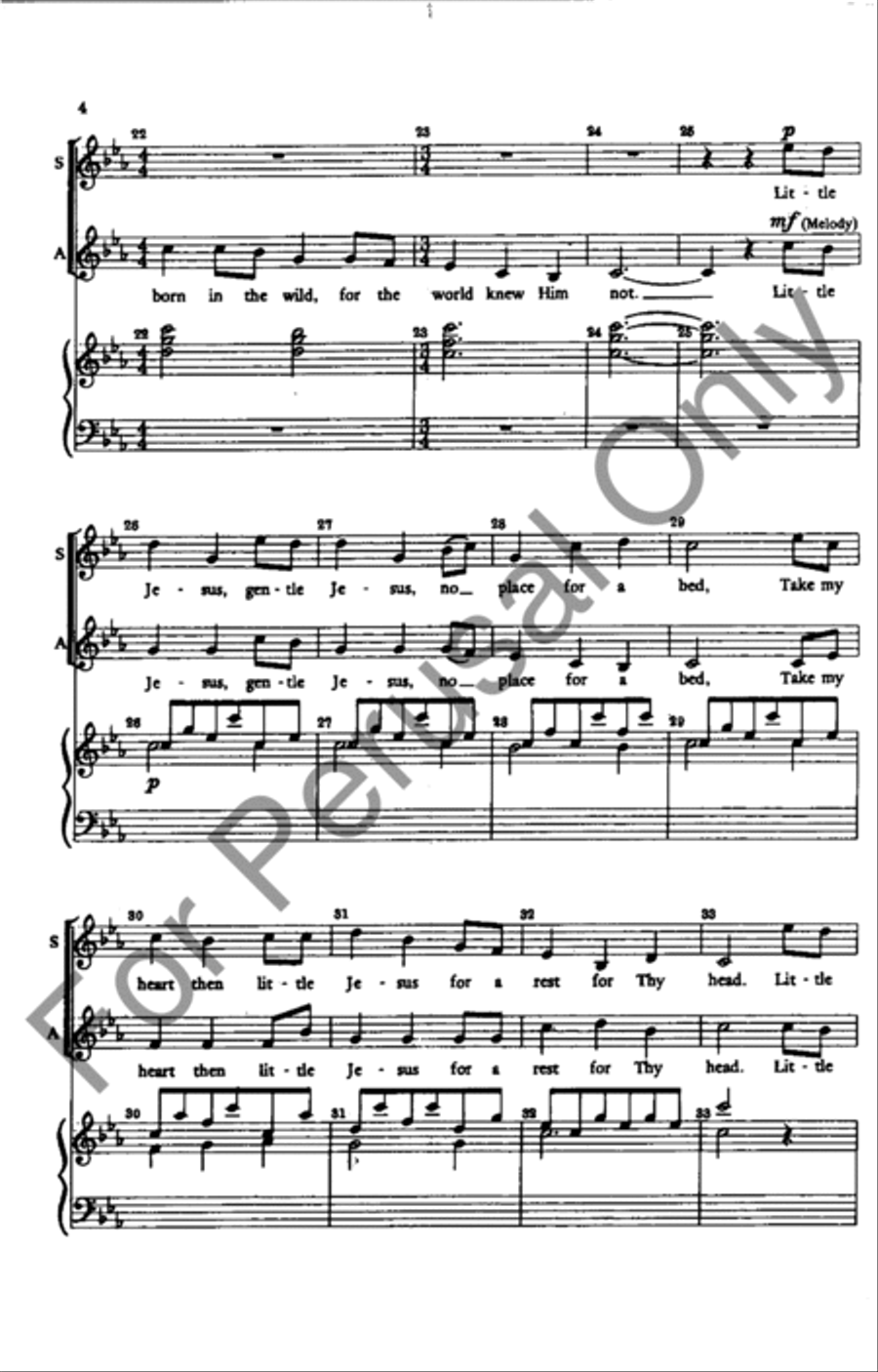 Little Jesus SA scores gallery preview page 4