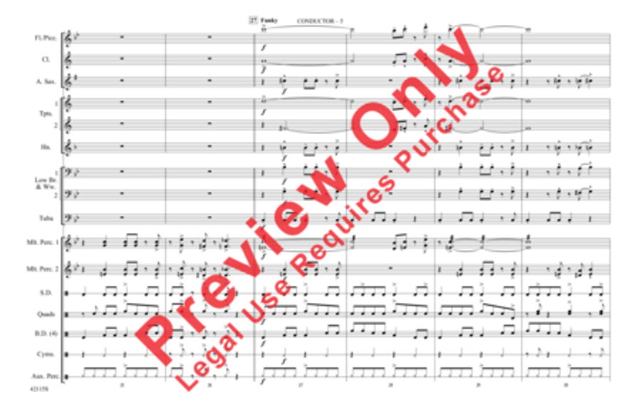 You Ought to Be Having Fun / What Is Hip? Marching Band scores gallery preview page 6