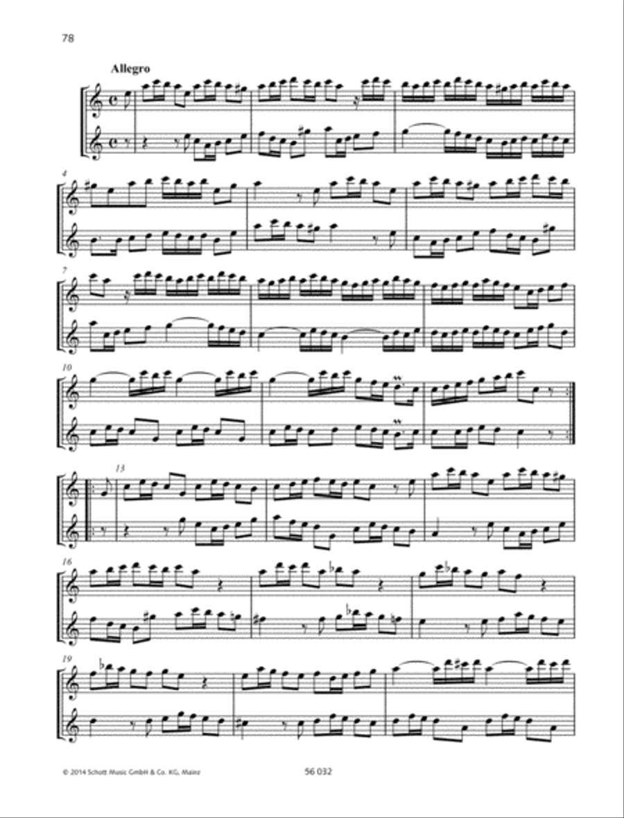 Sonata A minor Sonata A minor Alto Recorder scores gallery preview page 3