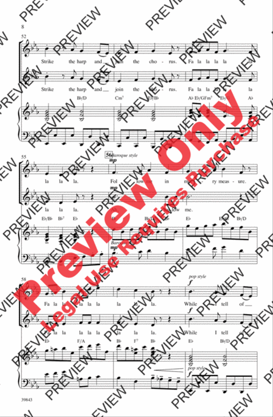 Jolly Jingle Christmas Medley 2-Part scores gallery preview page 8