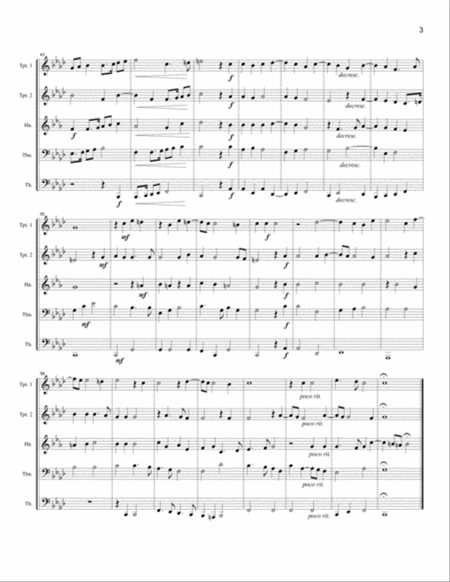 Christ Rising Again Christ Rising Again Brass Ensemble scores gallery preview page 5