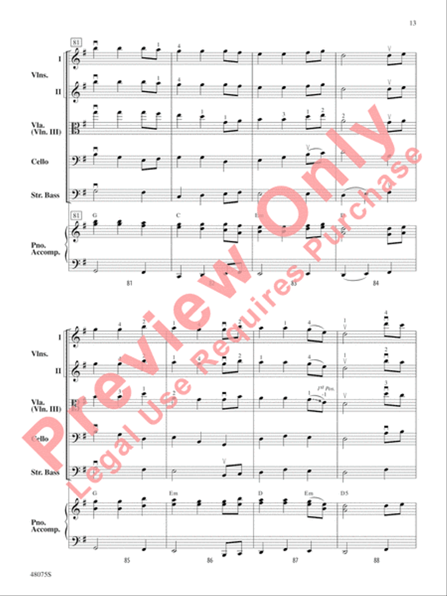 Shifting Sands Shifting Sands String Orchestra scores gallery preview page 14