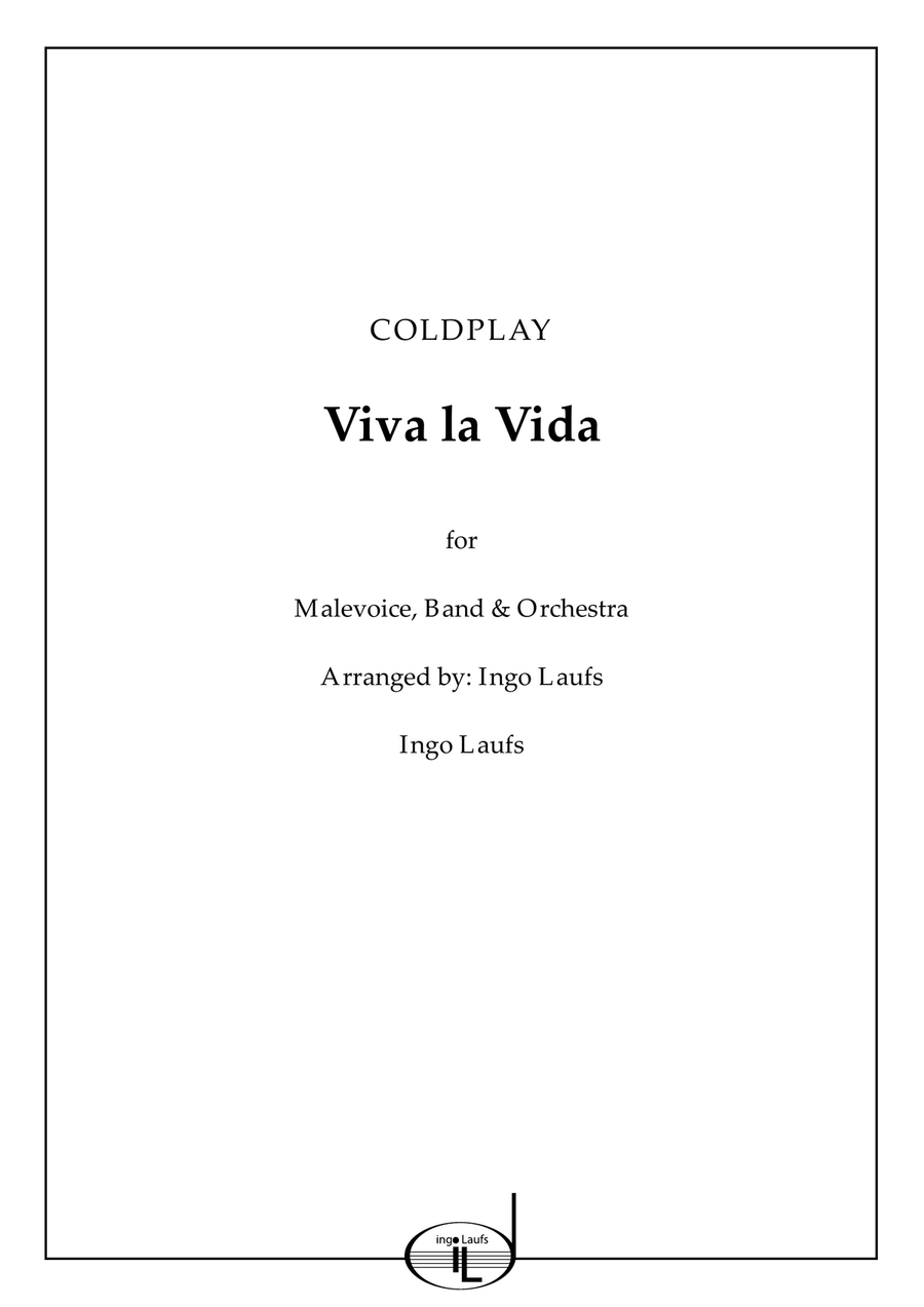 Viva La Vida Full Orchestra scores gallery preview page 1