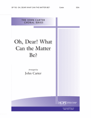 Book cover for Oh, Dear! What Can the Matter Be?