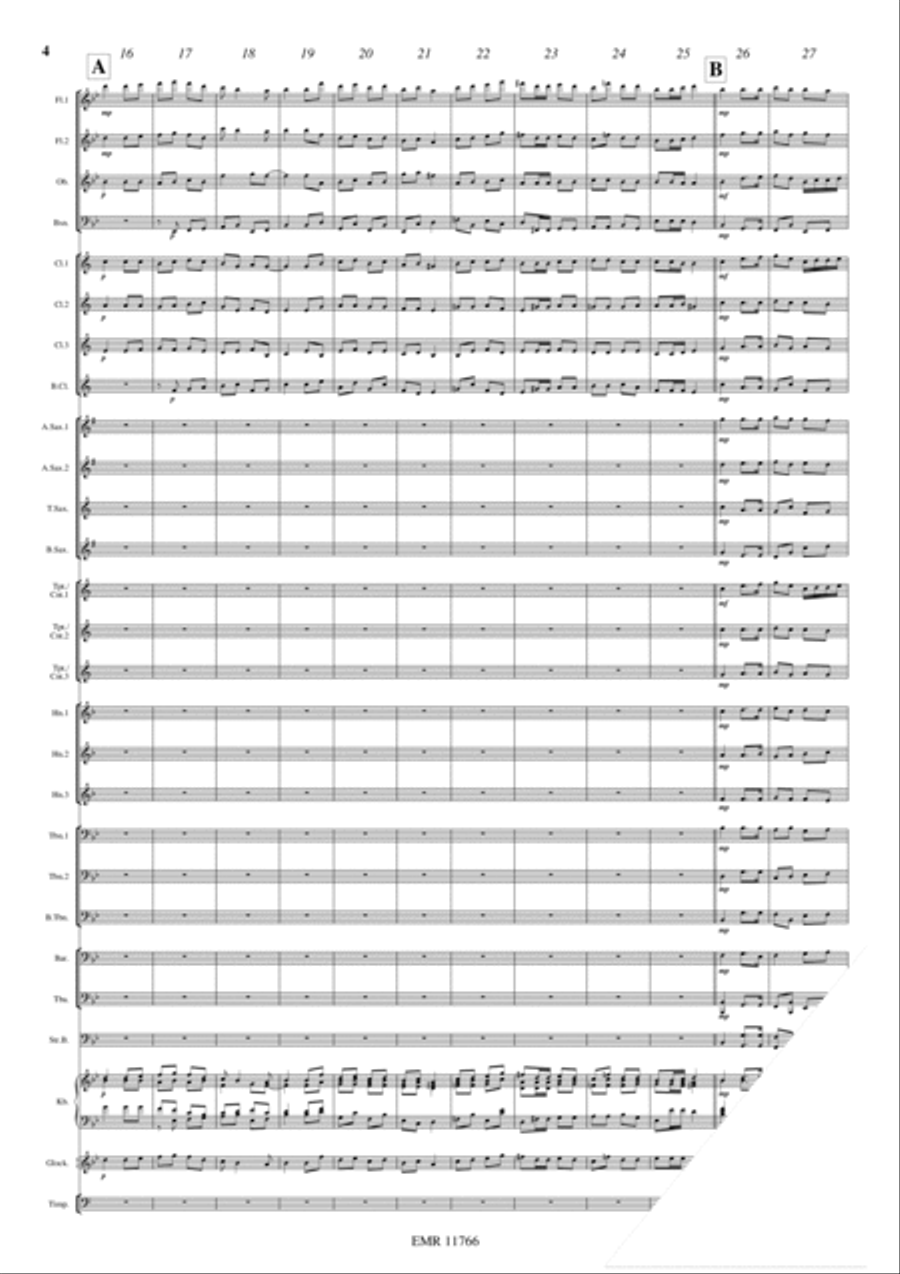Mon Coeur se Recommande a Vous Concert Band scores gallery preview page 5