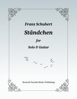 Book cover for Ständchen (for Solo Guitar)