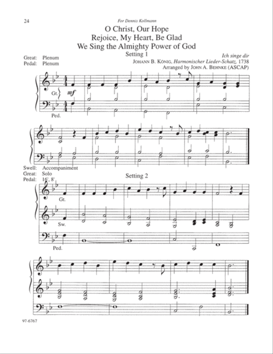 Creative Hymn Accompaniments for Organ, Vol. 1 Organ scores gallery preview page 2