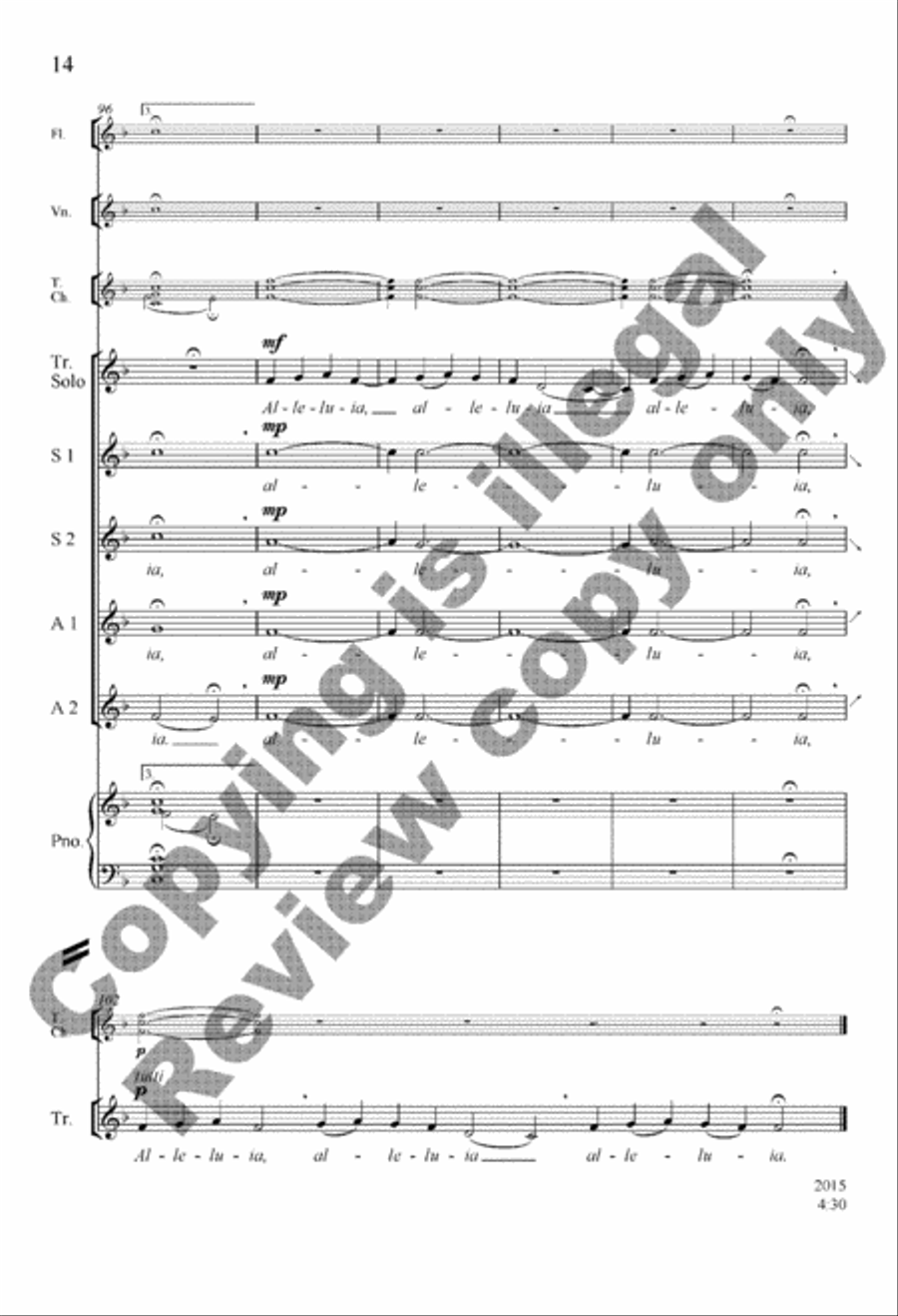 We Sing Alleluia We Sing Alleluia Women's Choir scores gallery preview page 29