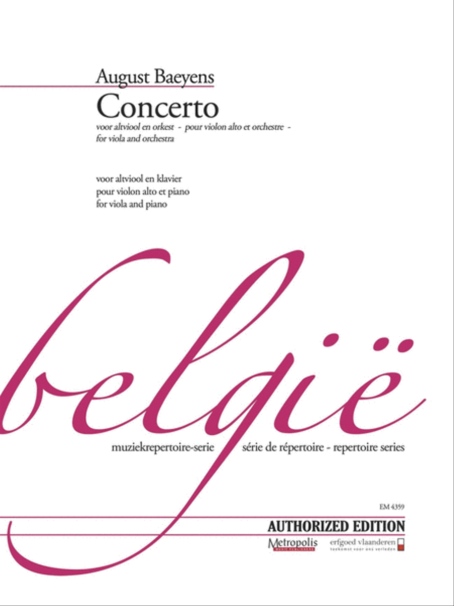 Concerto for Viola (Piano Reduction) Piano Accompaniment scores gallery preview page 1