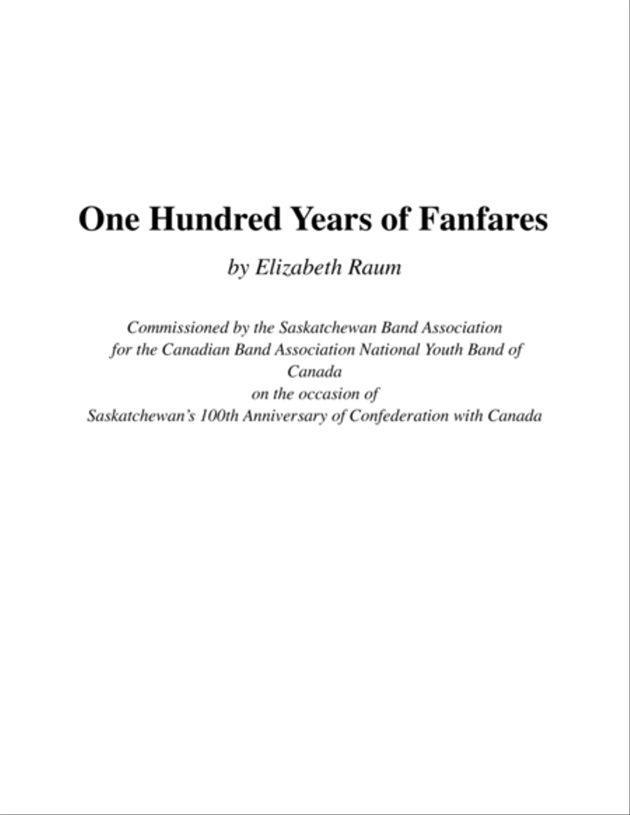 One Hundred Years of Fanfares