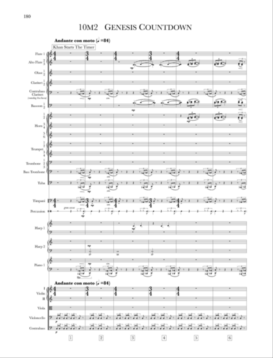 Star Trek II: The Wrath of Khan Orchestra scores gallery preview page 7