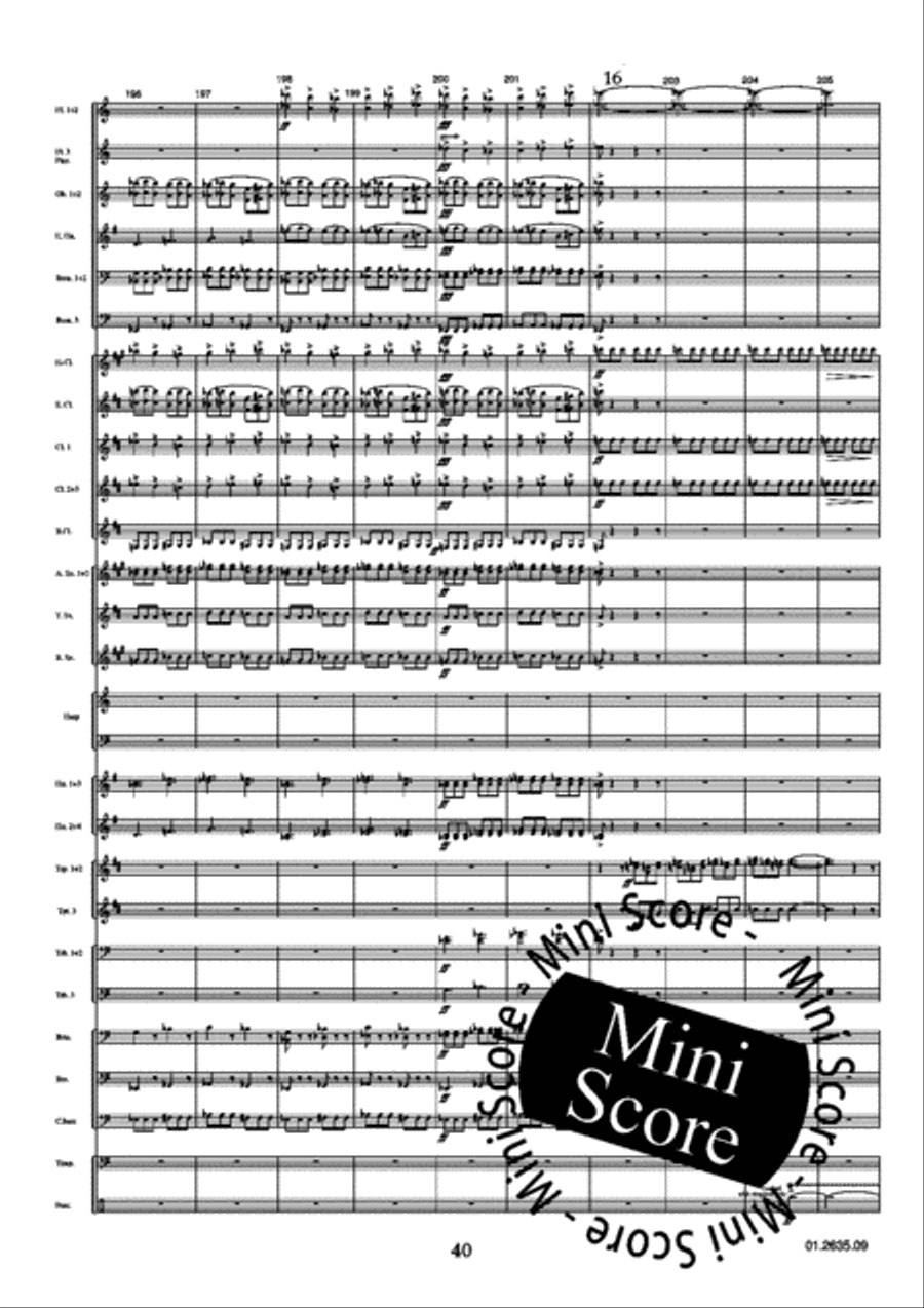 Nocturnes Concert Band scores gallery preview page 42