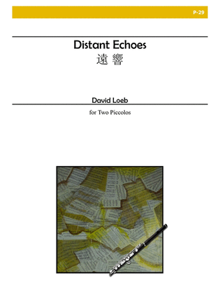 Book cover for Distant Echoes for Piccolo Duet