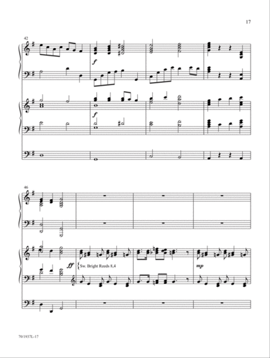 Festive Preludes for the Church Year Organ scores gallery preview page 15