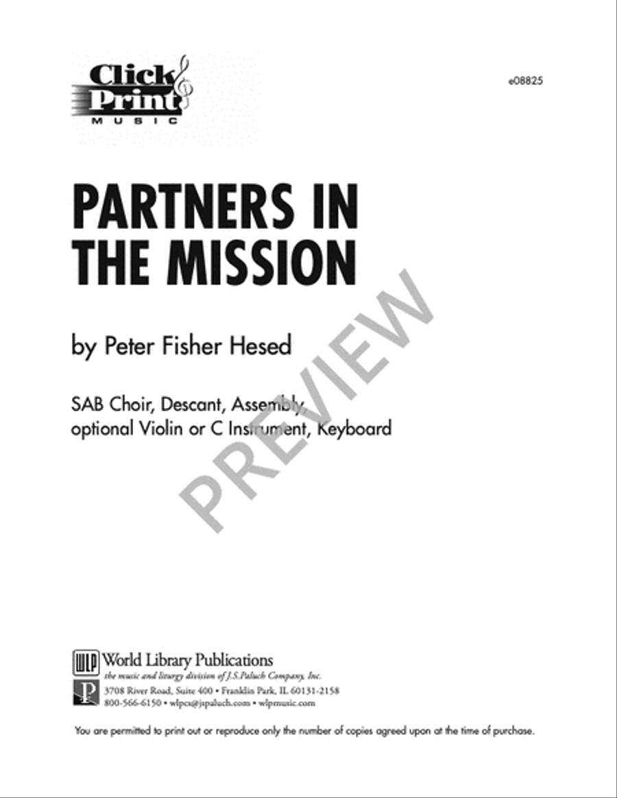 Partners in the Mission SA scores gallery preview page 11