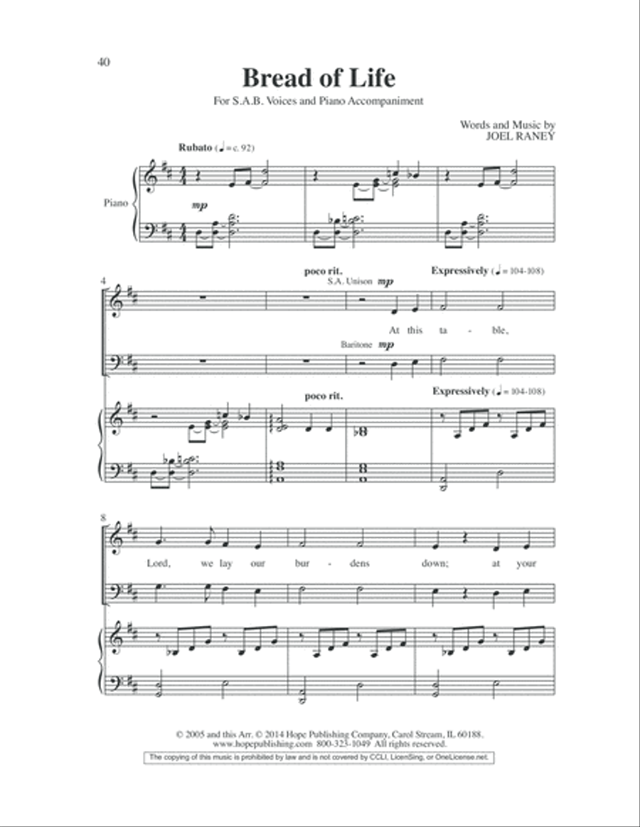 Easy Anthems, Vol. 4 Easy Anthems, Vol. 4 3-Part scores gallery preview page 41