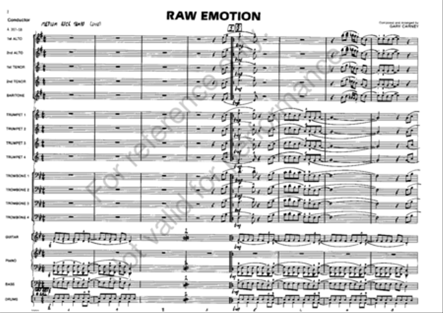 Raw Emotion Raw Emotion Jazz Ensemble scores gallery preview page 2