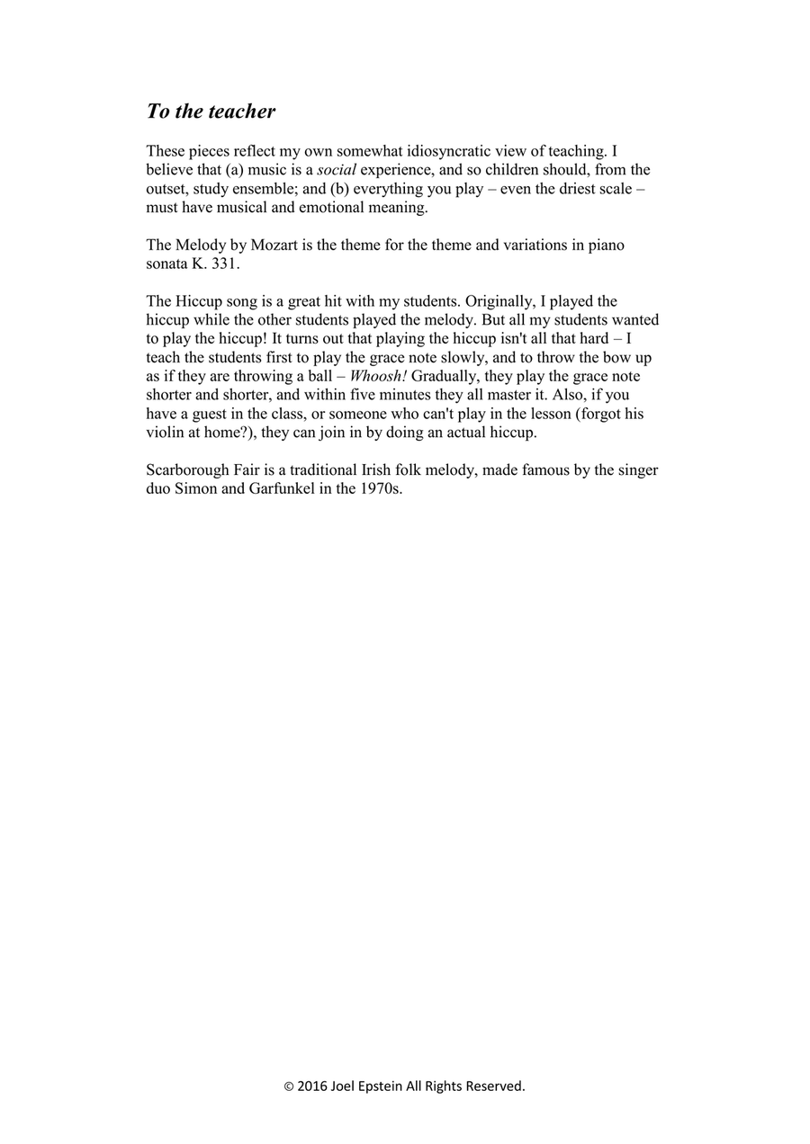 Open-String Symphony 2: easy violin ensemble pieces for mixed skill levels String Trio scores gallery preview page 3